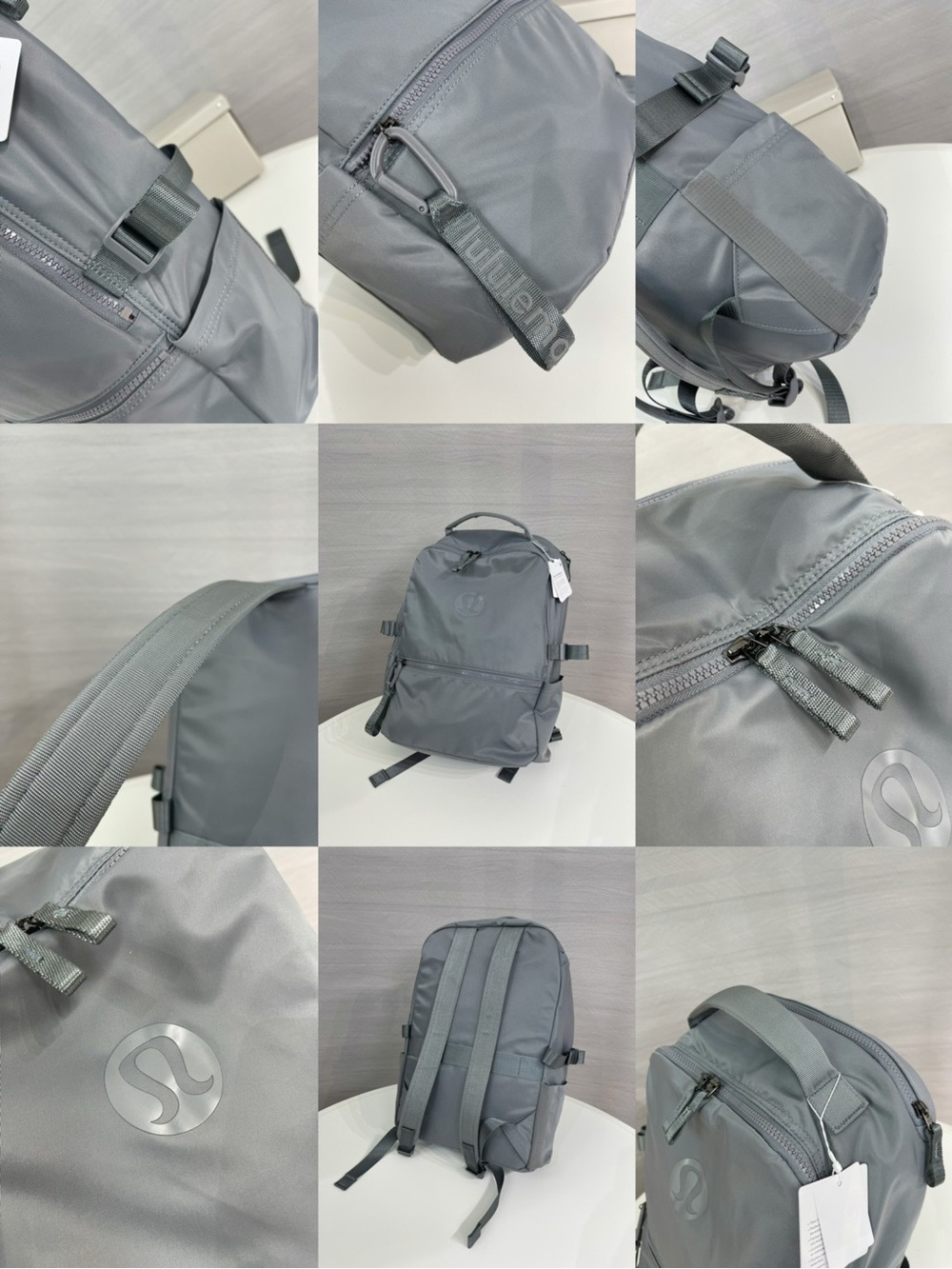 Lululemon Athletica New Crew Backpack 22L Trending Colours Asphalt Grey - Picture 9 of 9